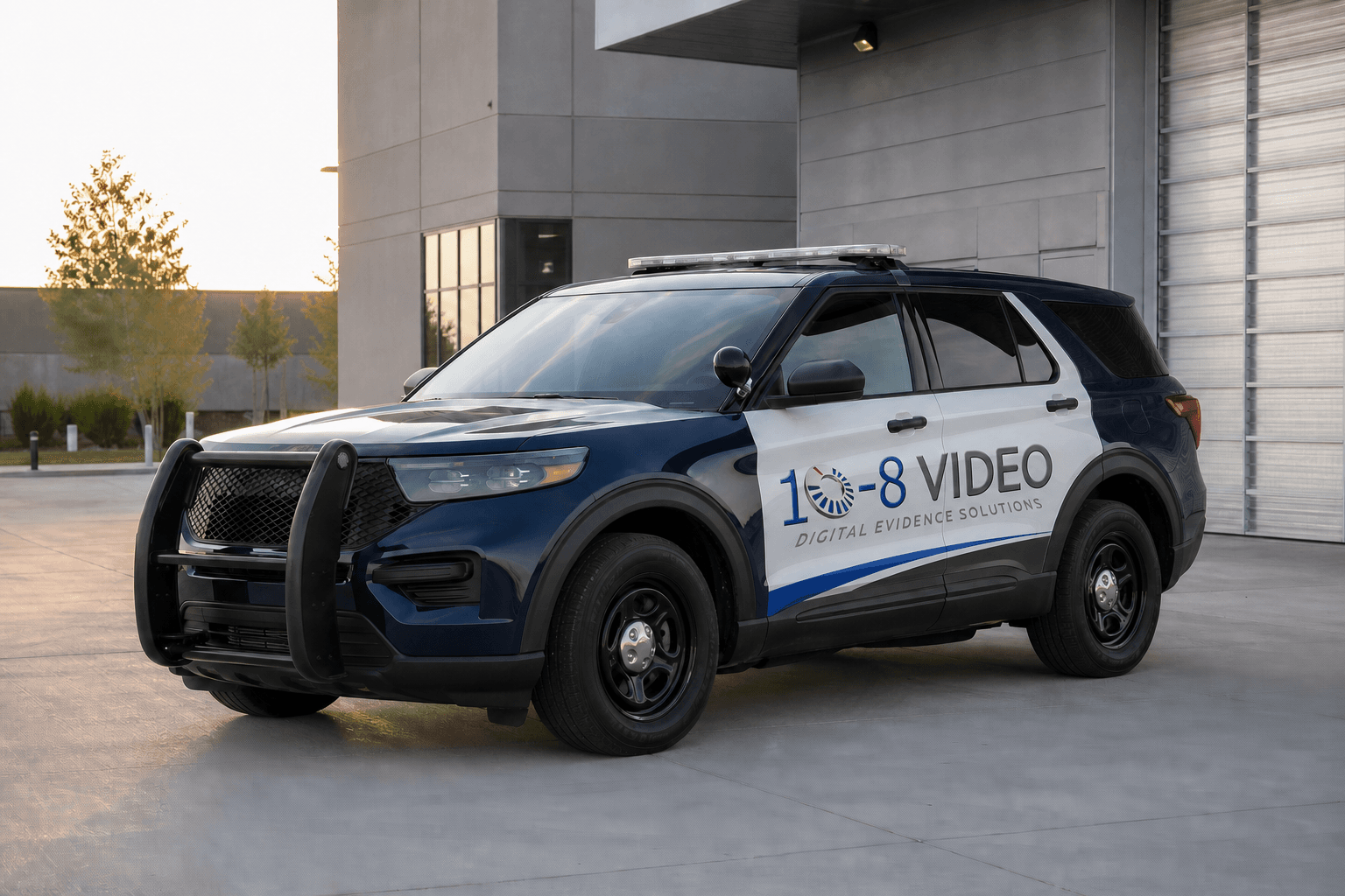 10-8 Video demonstration patrol vehicle prepared for field operations